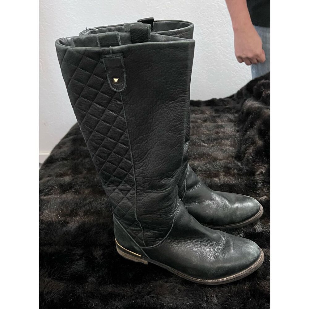Aldo tall hunting riding quilted boots Sz 8 winter warmth